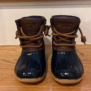 Sperry Saltwater Duck Boot- Toddler size 9